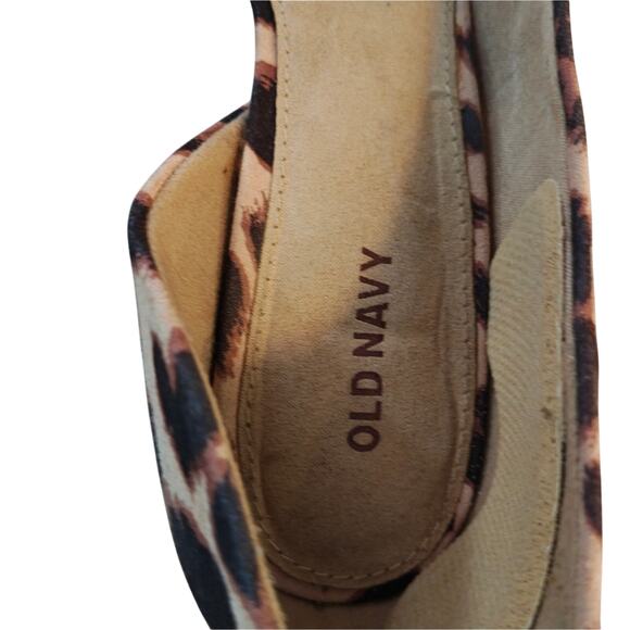 Leopard Point Toe 4in Heels Cutout Sides Womens 9 MobWife Office Siren Boss Babe - Picture 6 of 7